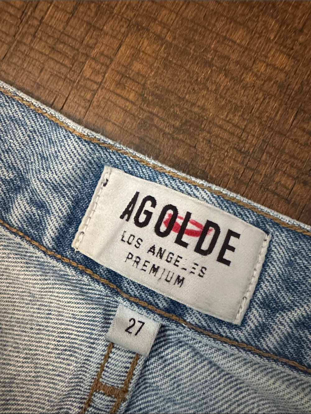 Agolde Riley High Rise Button Fly Jeans - Picture 4 of 7